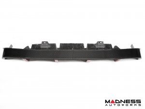 FIAT 500 Rear Diffuser in Carbon Fiber - Estremo Aerography - Red Candy